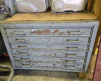Large 6 drawer parts, collection, etc storage