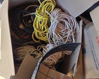 Lots of Rope & Spools of wire