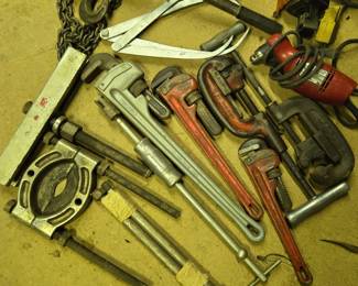 Rigid pipe wrenches, pipe cutters & more