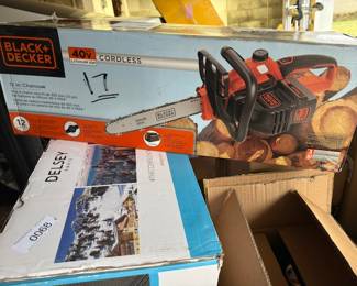 Black and Decker chainsaw