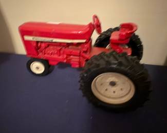 Red tractor toy