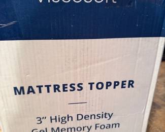 Memory foam mattress topper 