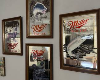 Miller collectable mirrors will be sold as sets only   $150 per set 