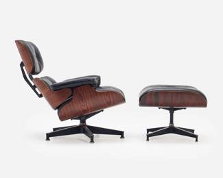 40 . Eames for Herman Miller 670 Lounge Chair & 671 Ottoman (1978)