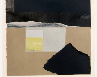 1 . Louise Nevelson "Moon Passage" Mixed Media Print (1976)