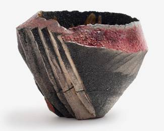 77 . George Timock Raku Vessel #287 (1992)