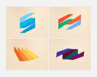 200 . Nick Vaccaro Collage Studies for "To a Trap" Series (1969)