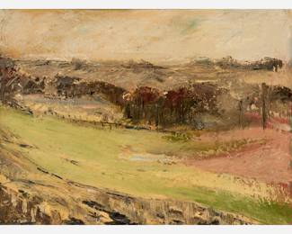 238 . Norman Heflin "Brightland Place" Oil on Canvas