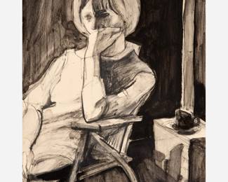 44 . Theophilus Brown Figure Drawing (1967)