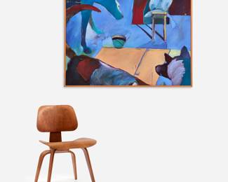 64 . Blue McRight "Otros Lados" Oil on Canvas (1979)