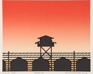 143 . Roger Shimomura "Reveille" (2010 Color Lithograph)