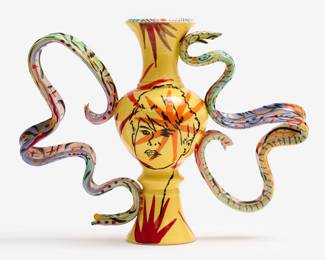 126 . Phillip Maberry Handled Vase (1989)
