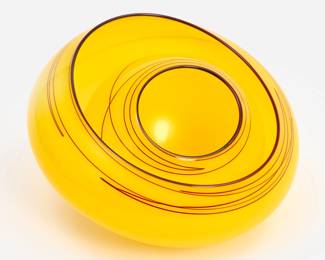 35 . Dale Chihuly Two-Piece Jasmine Basket (2010)