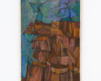 233 . Luella Vaccaro "October's Face" Oil (1959)