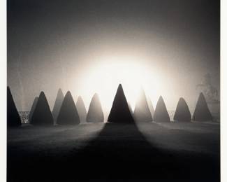 101 . Michael Kenna "Above the Abreuvoir, Marly, France" Gelatin Silver (1996)