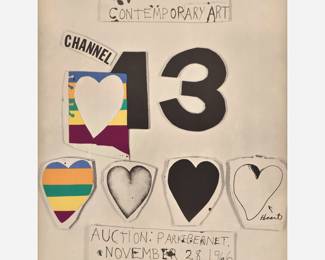 2 . Jim Dine "Channel 13" Color Lithograph (1966)