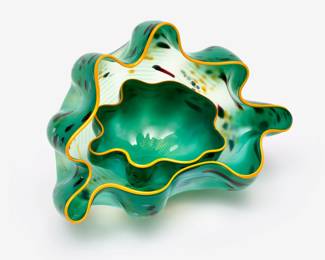 34 . Dale Chihuly Seagreen Macchia Seaform (2005)
