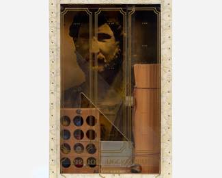 278 . Nick Vaccaro "Self-Portrait as a Roman" Magic Box Assemblage (1970)