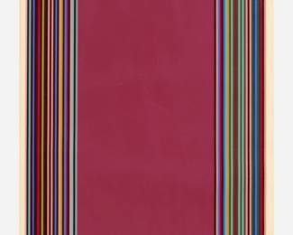 4 . Gene Davis "Smithsonian Resident Associate Program" Serigraph (1980)