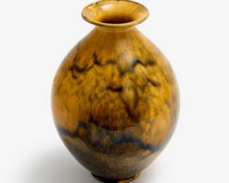 159 . Svend Hammershoi for Kahler Large Uranium-Glaze Vase (ca. 1930s)