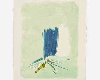 123 . Dan Christensen "Untitled #19A" Monotype (1980)