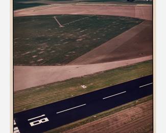 132 . Terry Evans "Kearney, Nebraska Airport" Chromogenic Color Print (1990)