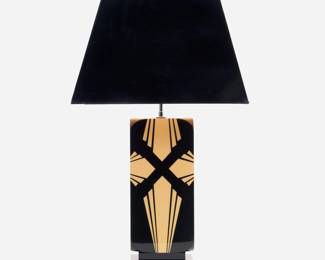 140 . Karl Springer (attr.) Table Lamp (ca. 1980s)
