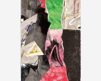 276 . Nick Vaccaro "Approach" Mixed Media Collage (1999)
