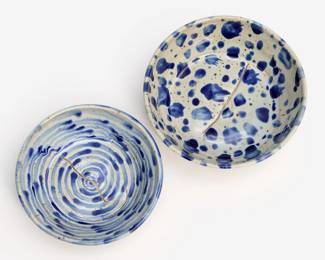 245 . Allan Winkler Pair of Ceramic Bowls