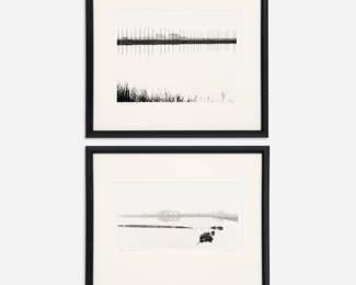 220 . Elio Ciol "Laguna di Marano" and "Laguna di Grado" (1960/ 1970)