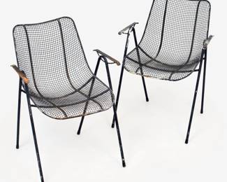 274 . Pair of Sculptura-Style Patio Armchairs