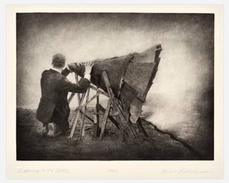 80 . Robert ParkeHarrison "Listening to the Earth" Photogravure (1998)