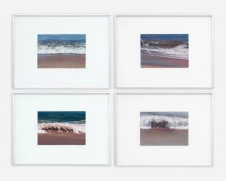 93 . Barbara Frets 4 "Surf Series" Acrylics on Masonite (1981)