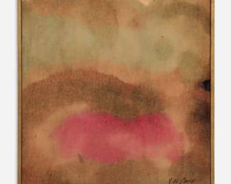 255 . Nick Vaccaro "VIII" Oil on Canvas (ca. 1980s)