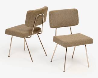 241 . George Nelson (Attr.) Pair of 4671 Side Chairs (ca. 1970s)