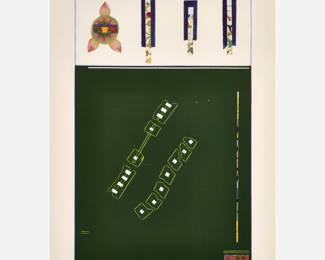 230 . Glenn Goldberg "Twelve" Montype & Collage (1988)