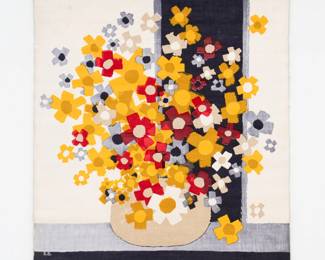 154 . Robert Bushong for Tom Tru Mid-Century Tapestry