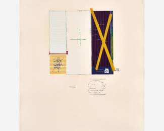 232 . Glenn Goldberg "Place Series" Monotype (1989)