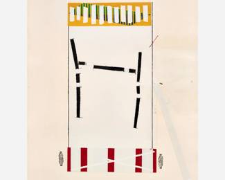 231 . Glenn Goldberg "Place Series" Monotype (1989)
