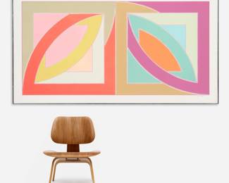 16 . Frank Stella "Bonne Bay" Lithograph and Serigraph (1971)