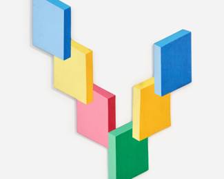 122 . George Hagerty Op-Art Oil (1976)