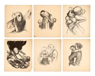 260 . Six Lithographs after Kathe Kollwitz (ca. 1941)