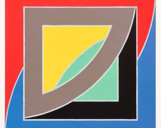 15 . Frank Stella "River of Ponds III" Lithograph (1971)
