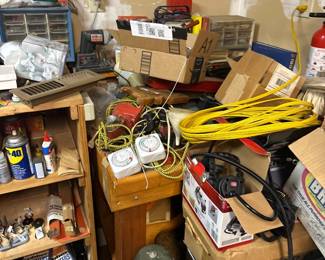 Garage full of tools