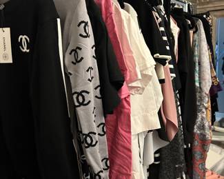 Bougie continues on the clothing rack in the primary bedroom.