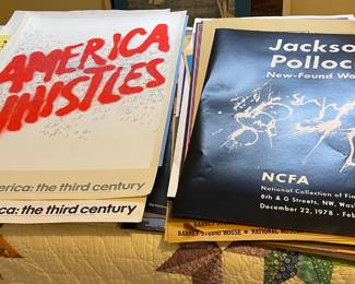 Stacks  of Vintage Posters - most are 1970s