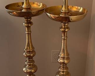 45 “ BRASS ALTAR CANDLESTICKS