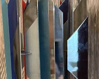 SIMON HENNINGSEN PENDANT (chrome and color lights)