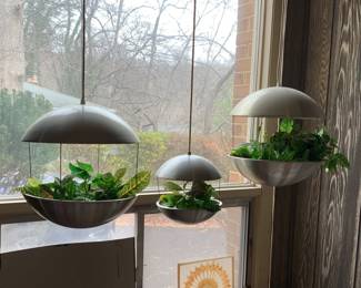POUL CADOVIUS  LIGHTED PLANTERS