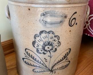 John Burger 6 gallon crock